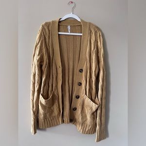 Zenana Mustard Color Oversized Cardigan Size 1X